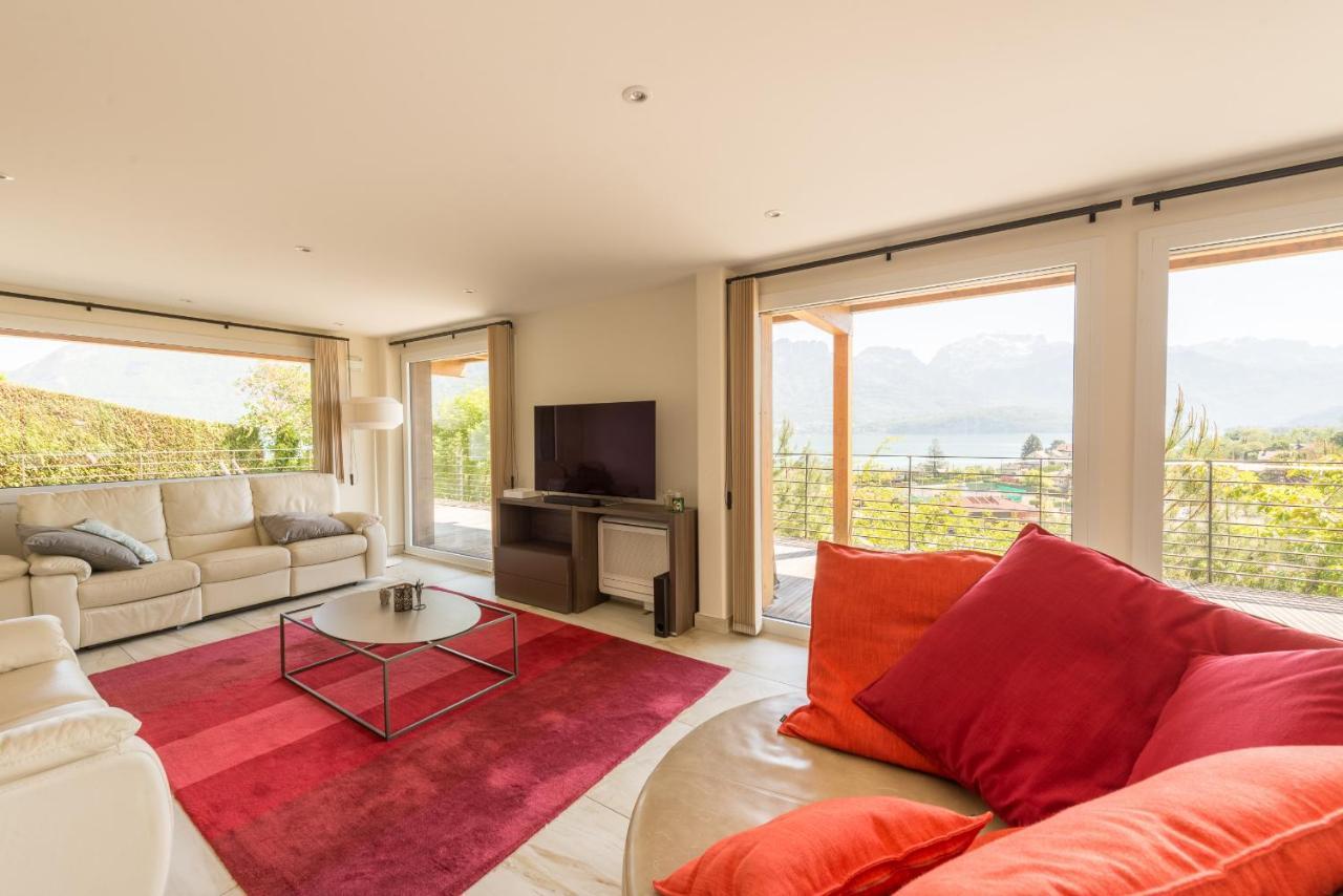 Le Panoramic - Loft & Mainfloor Outstanding Lake View - Lla Selections By Location Lac Annecy Sevrier Bagian luar foto